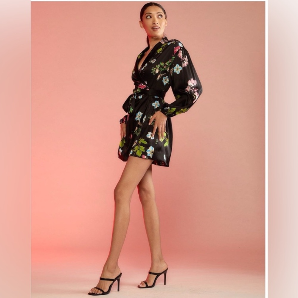 Cynthia Rowley Perineal Silk Dress - Picture 4 of 5